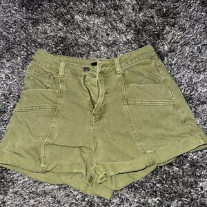 Forever 21 military green shorts